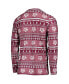 ფოტო #2 პროდუქტის Men's Maroon Texas A&M Aggies Ugly Sweater Long Sleeve T-shirt and Pants Sleep Set