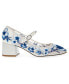 Women's Ezra Embroidered Mary Janes