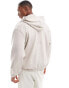 ASOS DESIGN oversized hoodie with hood detail in stone Wolkensilber, M - Chest 40 - фото #2