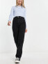Weekday Rowe Extra high waist straight fit jeans in echo black
