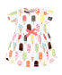 ფოტო #5 პროდუქტის Baby Girls Baby Organic Cotton Dress and Cardigan, Popsicle