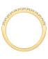 ფოტო #3 პროდუქტის Certified Diamond Pave Band (1/4 ct. t.w.) in 14K White Gold or Yellow Gold