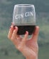 Фото #2 товара Cheers Italian Cin Cin Italy Gifts Stem Less Wine Glass, 17 oz