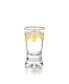 Liqueur Glasses with 24k Gold Artwork - Set of 6