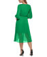 Фото #2 товара Women's Chiffon 3/4-Sleeve Midi Dress