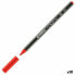 Felt-tip pens Edding 4200 Paintbrush Red (10 Units)