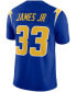 Фото #4 товара Men's Derwin James Royal Los Angeles Chargers 2nd Alternate Vapor Limited Jersey