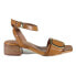 Фото #1 товара Diba True Kea Lah Ankle Strap Block Heels Womens Brown Casual Sandals 30620-213
