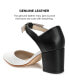 ფოტო #7 პროდუქტის Women's Camille Two-Piece Block Heel Pumps