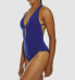 JETS SWIMWEAR AUSTRALIA 255110 Women's Plunge One-Piece Swimsuits Size 4