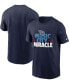 Фото #1 товара Men's Navy Tennessee Titans Hometown Collection Music City T-shirt