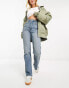 Фото #1 товара ASOS DESIGN comfort stretch straight leg jean in mid blue