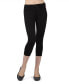 Women's Light Ponte Cotton Blend Capri Leggings