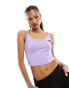 The North Face cropped tank top in purple Exclusive at ASOS