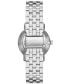 ფოტო #3 პროდუქტის Women's Kuppel Lille Three Hand Silver-Tone Stainless Steel Watch 32mm