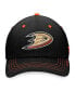 Фото #3 товара Men's Black Anaheim Ducks Authentic Pro Rink Flex Hat