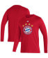 Фото #1 товара Men's Red Bayern Munich Primary Logo Amplifier Long Sleeve T-shirt