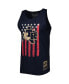 Фото #3 товара Men's Navy Texas Rangers Cooperstown Collection Stars and Stripes Tank Top