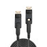 Фото #2 товара Lindy 30m Fibre Optic Hybrid Mini DisplayPort 1.4 Cable with Detachable DP Connectors, 30 m, Mini DisplayPort, Mini DisplayPort, Male, Male, 7680 x 4320 pixels