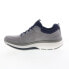 Фото #5 товара Skechers GO WALK Workout Walker Outpace Mens Gray Lifestyle Sneakers Shoes 7.5