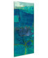 Фото #7 товара Reedy Blue I III Frameless Free Floating Tempered Art Glass Abstract Wall Art, 63" x 24" x 0.2"