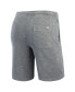 Фото #2 товара Men's Gray Wisconsin Badgers Tobago Bay Tri-Blend Shorts