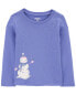 Toddler Snowman Long-Sleeve Graphic Tee 2T