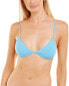 Фото #1 товара Vyb Holly Fixed Triangle Bikini Top Women's Blue Xs