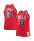 Men's Scottie Pippen Red Chicago Bulls Big and Tall 1997-98 NBA 75th Anniversary Diamond Swingman Jersey