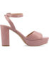 ფოტო #4 პროდუქტის Women's Nairri Platform Block Heel Dress Sandals