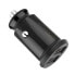 Фото #5 товара Зарядное устройство для автомобиля Baseus Mini 2x USB Grain Car Charger черный