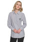 Фото #4 товара Karl Lagerfeld Women's Cotton Striped Monogram Shirt