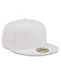 Фото #4 товара Men's Los Angeles Dodgers White on White 59FIFTY Fitted Hat