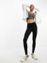 ASOS 4505 Icon running tie waist gym legging with phone pocket in black