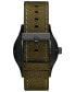 Men's Field Automatic Green Canvas Strap Watch 42mm