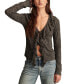 Women's Cloud Ruffled Long-Sleeve Top