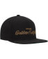 Бейсболка Mitchell&Ness мужская черная Vegas Golden Knights Core Team Script 2.0 Snapback Hat - фото #2