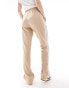 Фото #4 товара adidas Originals Adicolour flare tracksuit bottoms in beige