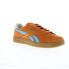 Фото #2 товара Reebok Club C Grounds UK Mens Orange Suede Lace Up Lifestyle Sneakers Shoes 10.5