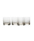 Фото #1 товара Cal Smoke Ombre Double Old Fashioned Glasses Set of 4, 15.5 oz