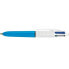 Фото #3 товара Ручка с жидкими чернилами BIC Mini 4Colours Синий Белый 0,32 мм (12 Предметов)