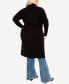 Фото #7 товара Plus Size Kennedy Long Sleeve Cardigan Sweater