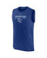 Фото #2 товара Men's Royal Kansas City Royals Knockout Stack Exceed Performance Muscle Tank Top