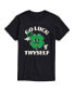 Фото #1 товара Men's Go Luck Thyself Graphic T-shirt