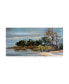 Фото #1 товара Картина пляжная зимняя Trademark Global Carol Halloc Winter Beach Canvas Art - 19.5" x 26"