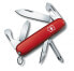 Victorinox Tinker - Slip joint knife - Multi-tool knife - Cellidor - ABS synthetics - Metallic,Red - 12 tools