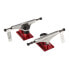 Траки для скейтборда HYDROPONIC Skate Hollow Set Single Axle 5´´ Iron / Red - фото #2