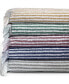 Cotton Yarn-dyed Stripe 6-Piece Bath Towel Set