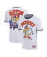 Men's White Garfield Detroit Baseball Ringer T-Shirt