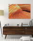 Painted Rock Frameless Free Floating Tempered Glass Panel Graphic Abstract Wall Art, 32" x 48" x 0.2"